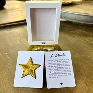 DIOR BEAUTY

Gold Embroidered Dior Star Pin